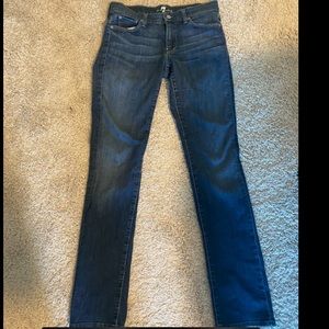 7 for all mankind regular rise jeans. No rips. No stains.
